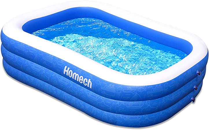 Family Size Inflatable Pool - 120 in. x 72 in. x 22 in.