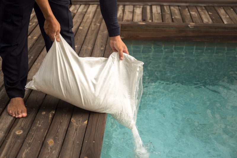 Balanced salt levels are essential to chlorine production to keep your salt water pool clean.