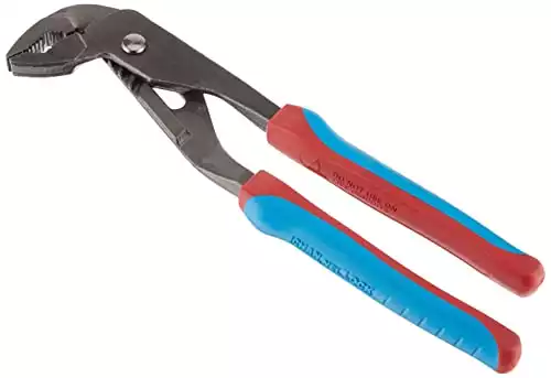 Channellock GL10CB Grip Lock Tongue and Groove Plier with Code Blue Grips - 9.5 in.