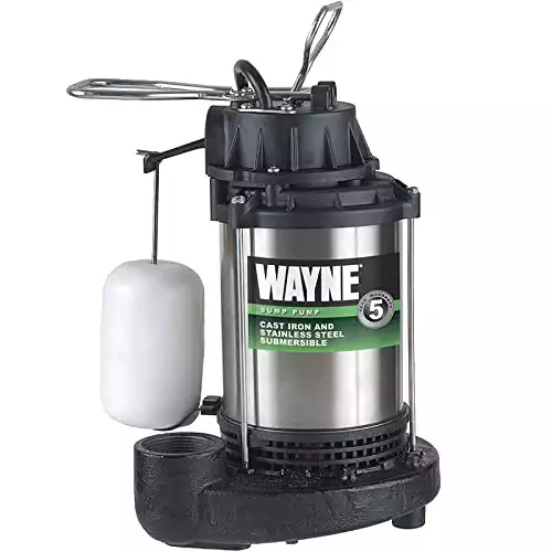 WAYNE Submersible Cast Iron and Stainless Steel Sump Pump