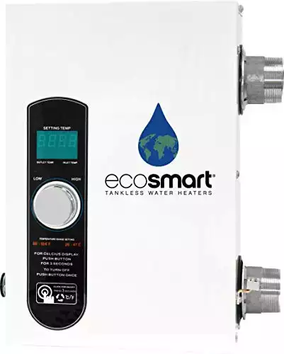 EcoSmart Electric Tankless Pool Heater with Self Modulating Technology - 27kW, 240 Volt, 112.5 Amps