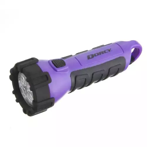 Dorcy Waterproof Floating LED Flashlight with Carabiner Clip