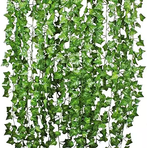 DearHouse Artificial Ivy - 12 Strands - 84 ft.